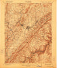 Oakland Maryland Historical topographic map, 1:62500 scale, 15 X 15 Minute, Year 1900
