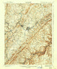 Oakland Maryland Historical topographic map, 1:62500 scale, 15 X 15 Minute, Year 1900