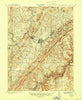 Oakland Maryland Historical topographic map, 1:62500 scale, 15 X 15 Minute, Year 1900