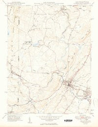 Oakland Maryland Historical topographic map, 1:24000 scale, 7.5 X 7.5 Minute, Year 1950