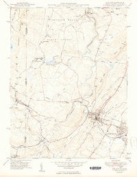 Oakland Maryland Historical topographic map, 1:24000 scale, 7.5 X 7.5 Minute, Year 1950