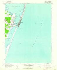 Ocean City Maryland Historical topographic map, 1:24000 scale, 7.5 X 7.5 Minute, Year 1942