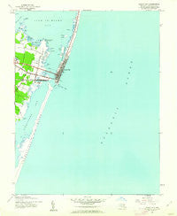 Ocean City Maryland Historical topographic map, 1:24000 scale, 7.5 X 7.5 Minute, Year 1942