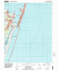 Ocean City Maryland Historical topographic map, 1:24000 scale, 7.5 X 7.5 Minute, Year 1998