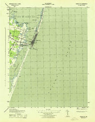 Ocean City Maryland Historical topographic map, 1:31680 scale, 7.5 X 7.5 Minute, Year 1943