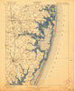 Ocean City Maryland Historical topographic map, 1:62500 scale, 15 X 15 Minute, Year 1901