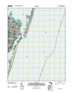 Ocean City Maryland Historical topographic map, 1:24000 scale, 7.5 X 7.5 Minute, Year 2011