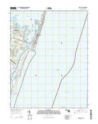 Ocean City Maryland Historical topographic map, 1:24000 scale, 7.5 X 7.5 Minute, Year 2014