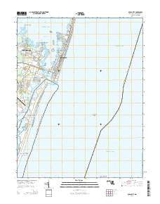 Ocean City Maryland Historical topographic map, 1:24000 scale, 7.5 X 7.5 Minute, Year 2014