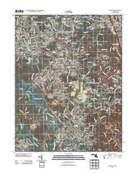 Odenton Maryland Historical topographic map, 1:24000 scale, 7.5 X 7.5 Minute, Year 2011