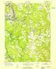 Odenton Maryland Historical topographic map, 1:24000 scale, 7.5 X 7.5 Minute, Year 1949