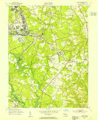 Odenton Maryland Historical topographic map, 1:24000 scale, 7.5 X 7.5 Minute, Year 1949