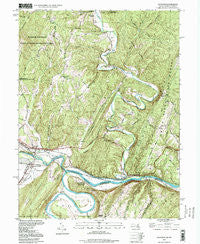Oldtown Maryland Historical topographic map, 1:24000 scale, 7.5 X 7.5 Minute, Year 1998