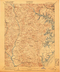 Owensville Maryland Historical topographic map, 1:62500 scale, 15 X 15 Minute, Year 1905