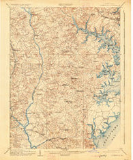 Owensville Maryland Historical topographic map, 1:62500 scale, 15 X 15 Minute, Year 1905