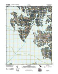 Oxford Maryland Historical topographic map, 1:24000 scale, 7.5 X 7.5 Minute, Year 2011