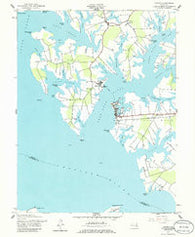 Oxford Maryland Historical topographic map, 1:24000 scale, 7.5 X 7.5 Minute, Year 1942