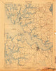 Oxford Maryland Historical topographic map, 1:62500 scale, 15 X 15 Minute, Year 1904