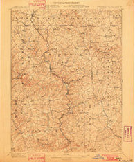 Parkton Maryland Historical topographic map, 1:62500 scale, 15 X 15 Minute, Year 1902