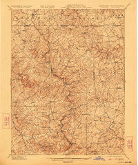 Parkton Maryland Historical topographic map, 1:62500 scale, 15 X 15 Minute, Year 1902