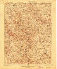Parkton Maryland Historical topographic map, 1:62500 scale, 15 X 15 Minute, Year 1902