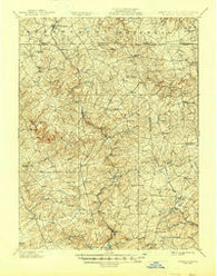 Parkton Maryland Historical topographic map, 1:62500 scale, 15 X 15 Minute, Year 1902