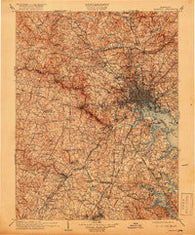 Patapsco Maryland Historical topographic map, 1:125000 scale, 30 X 30 Minute, Year 1908