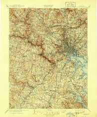 Patapsco Maryland Historical topographic map, 1:125000 scale, 30 X 30 Minute, Year 1908