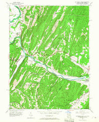 Patterson Creek West Virginia Historical topographic map, 1:24000 scale, 7.5 X 7.5 Minute, Year 1949