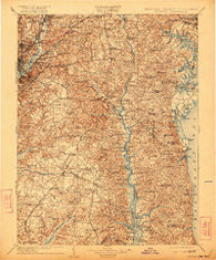 Patuxent Maryland Historical topographic map, 1:125000 scale, 30 X 30 Minute, Year 1906