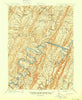 Paw Paw West Virginia Historical topographic map, 1:62500 scale, 15 X 15 Minute, Year 1900