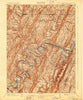 Pawpaw West Virginia Historical topographic map, 1:62500 scale, 15 X 15 Minute, Year 1900