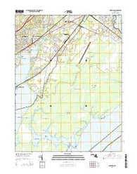 Perryman Maryland Historical topographic map, 1:24000 scale, 7.5 X 7.5 Minute, Year 2014