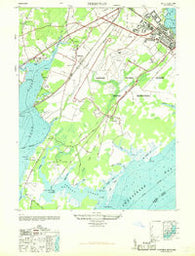 Perryman Maryland Historical topographic map, 1:24000 scale, 7.5 X 7.5 Minute, Year 1968