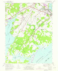 Perryman Maryland Historical topographic map, 1:24000 scale, 7.5 X 7.5 Minute, Year 1948