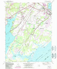 Perryman Maryland Historical topographic map, 1:24000 scale, 7.5 X 7.5 Minute, Year 1948