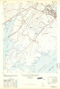 Perryman Maryland Historical topographic map, 1:24000 scale, 7.5 X 7.5 Minute, Year 1949