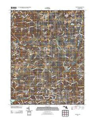 Phoenix Maryland Historical topographic map, 1:24000 scale, 7.5 X 7.5 Minute, Year 2011