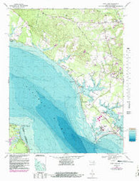 Piney Point Maryland Historical topographic map, 1:24000 scale, 7.5 X 7.5 Minute, Year 1968