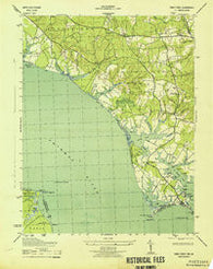 Piney Point Maryland Historical topographic map, 1:31680 scale, 7.5 X 7.5 Minute, Year 1943