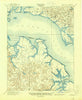 Piney Point Maryland Historical topographic map, 1:62500 scale, 15 X 15 Minute, Year 1901