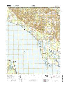 Piney Point Maryland Historical topographic map, 1:24000 scale, 7.5 X 7.5 Minute, Year 2014