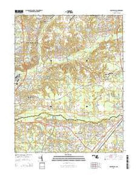 Piscataway Maryland Historical topographic map, 1:24000 scale, 7.5 X 7.5 Minute, Year 2014