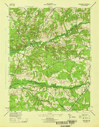 Piscataway Maryland Historical topographic map, 1:31680 scale, 7.5 X 7.5 Minute, Year 1944