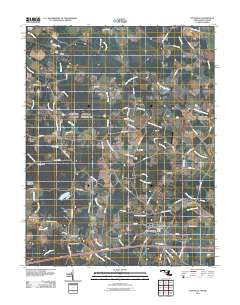Pittsville Maryland Historical topographic map, 1:24000 scale, 7.5 X 7.5 Minute, Year 2011