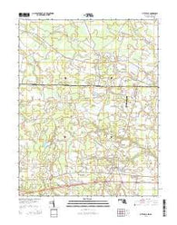 Pittsville Maryland Historical topographic map, 1:24000 scale, 7.5 X 7.5 Minute, Year 2014