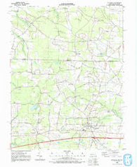 Pittsville Maryland Historical topographic map, 1:24000 scale, 7.5 X 7.5 Minute, Year 1992
