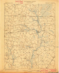 Pittsville Maryland Historical topographic map, 1:62500 scale, 15 X 15 Minute, Year 1902