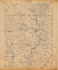 Pittsville Maryland Historical topographic map, 1:62500 scale, 15 X 15 Minute, Year 1902