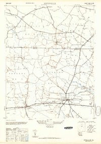 Pittsville Maryland Historical topographic map, 1:24000 scale, 7.5 X 7.5 Minute, Year 1950